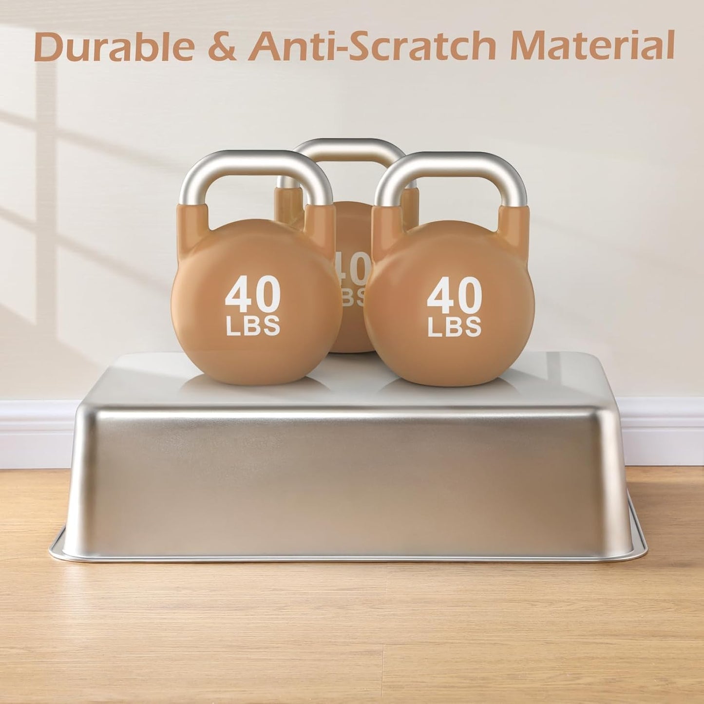 XL Stainless Steel Cat Litter Box with Lid – High Sides, Leak-Proof, Non-Stick Metal Litter Box for Large Cats – Easy to Clean, Includes Filter Pedal, Scoop & Cleaning Brush