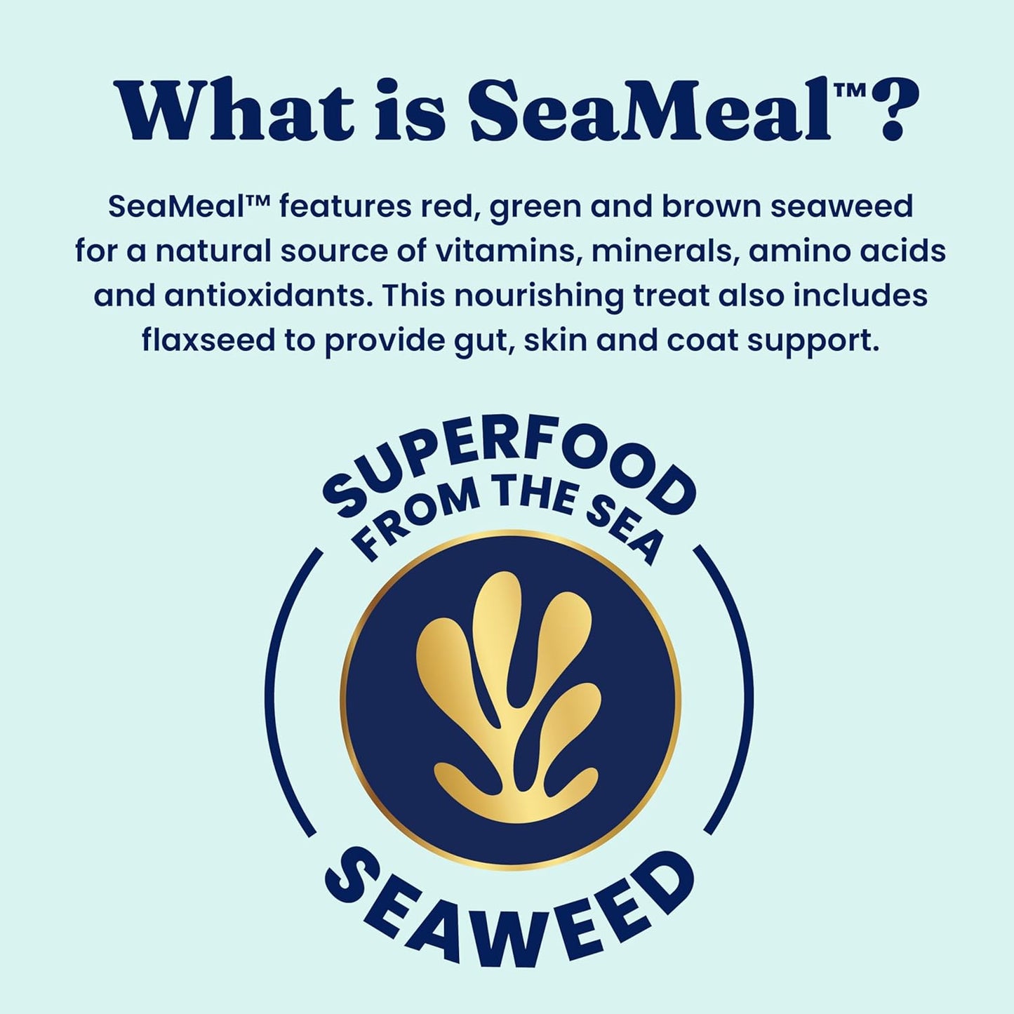 Solid Gold Lickable Cat Treats - Limited Ingredient SeaMeal Squeezable Healthy Cat Treats Variety - Chicken & Tuna Snack & Topper Squeeze Ups for Cats w/for Gut & Immune Support - 3oz/6ct