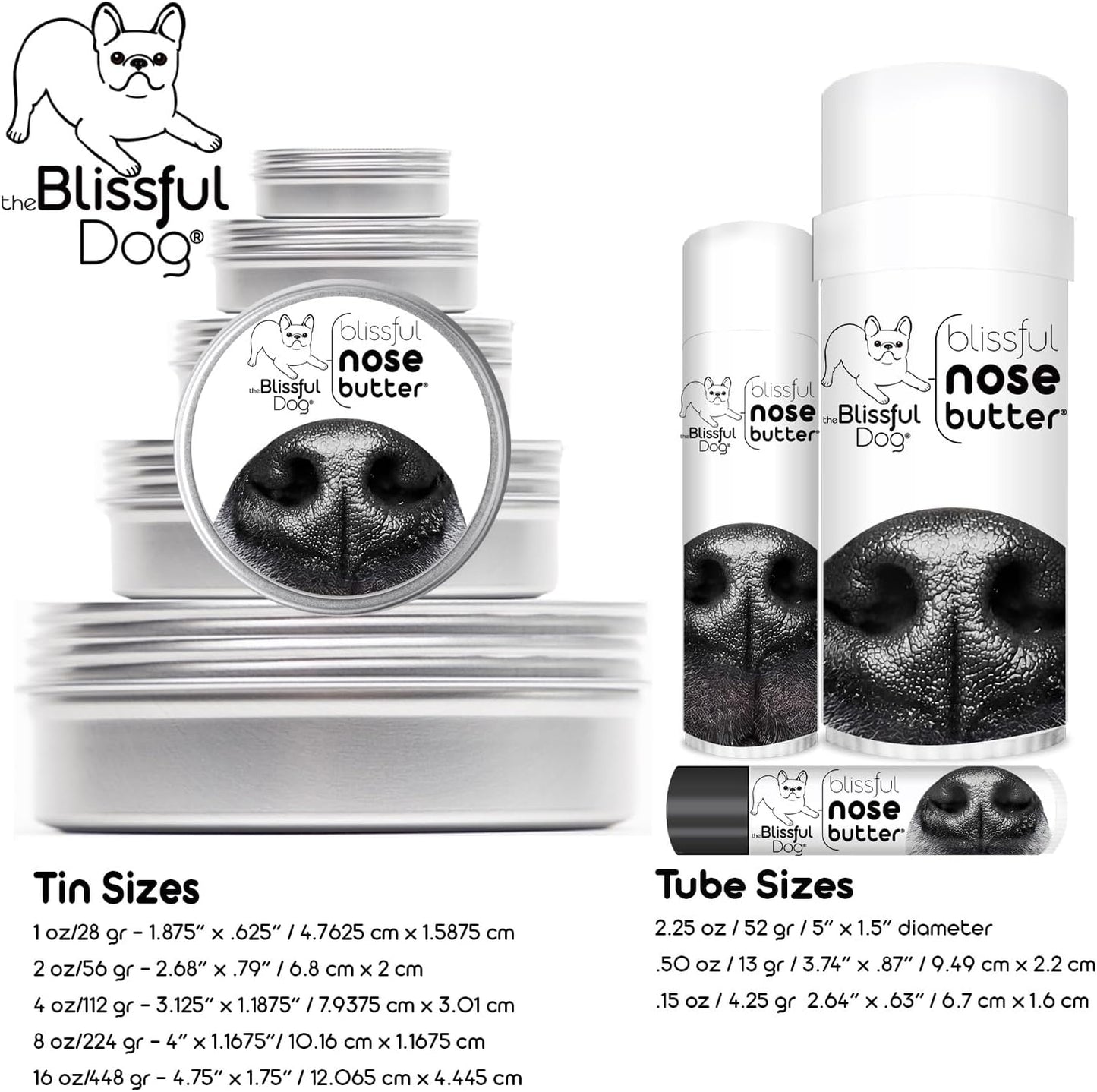The Blissful Dog Curly-Coat Retriever Unscented Nose Butter, 1-Ounce