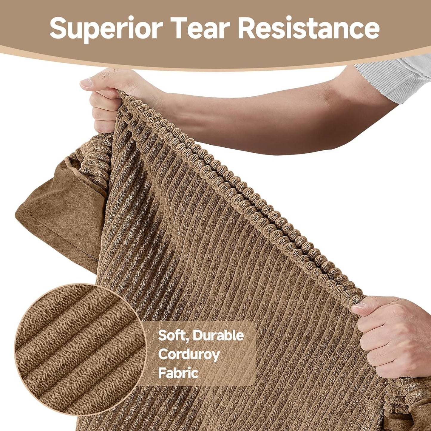 OhGeni Orthopedic Waterproof & Machine Washable Dog Bed for Medium Large Pets, Suitable for Crates, Cat Mat with 25D Egg Crate Foam, Non-Slip Bottom & Removable Cover, 35 Inches(Coffee)