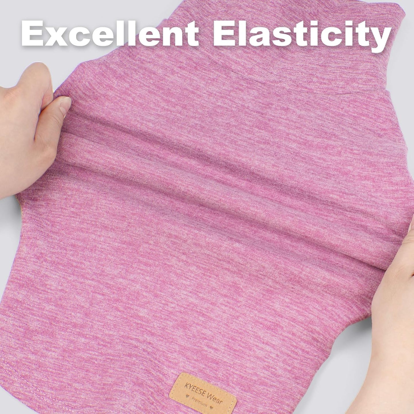 KYEESE 2Pack Dog Sweater Stretchy Large Pets Sweater Pullover Pet Sweatshirt Soft Dog Sweaters for Medium Dogs Boy Warm Pets Coats Turtleneck Dogs Clothes