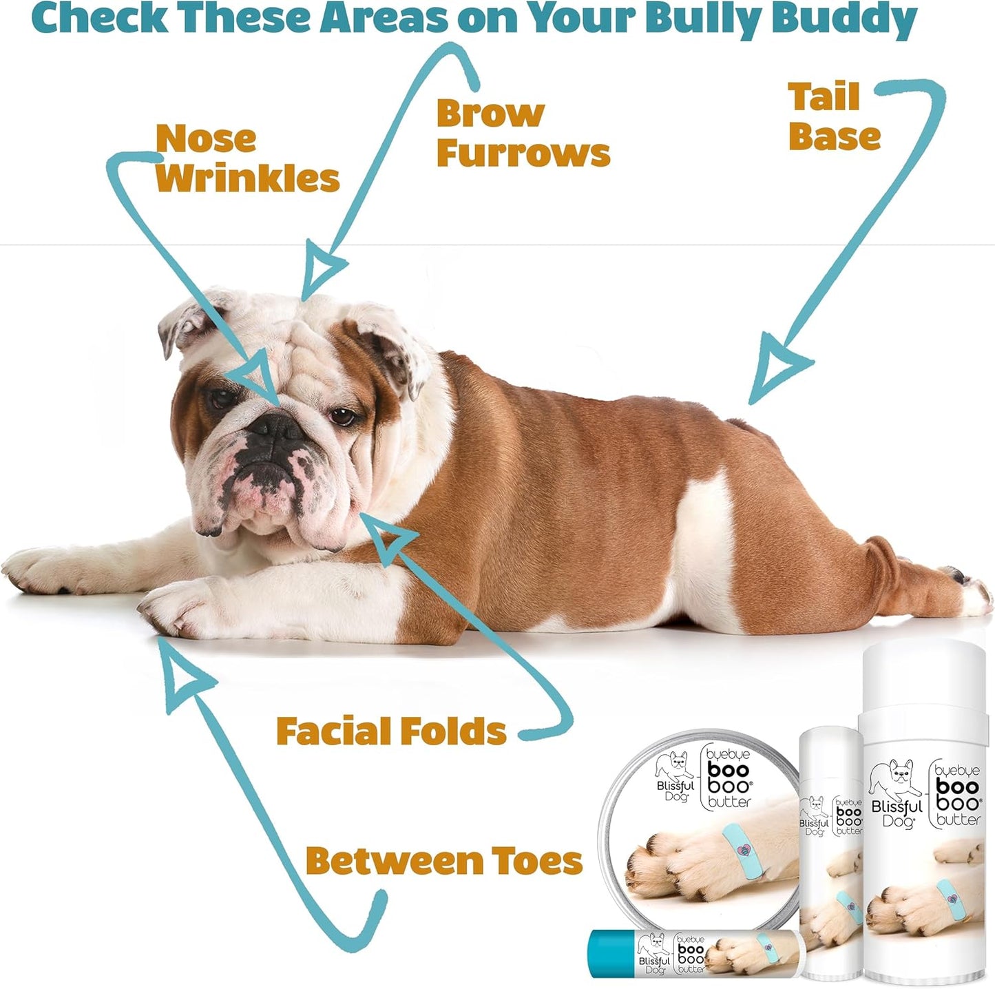 The Blissful Dog Boo Boo Butter for Your Dog's Discomforts, 4-Ounce