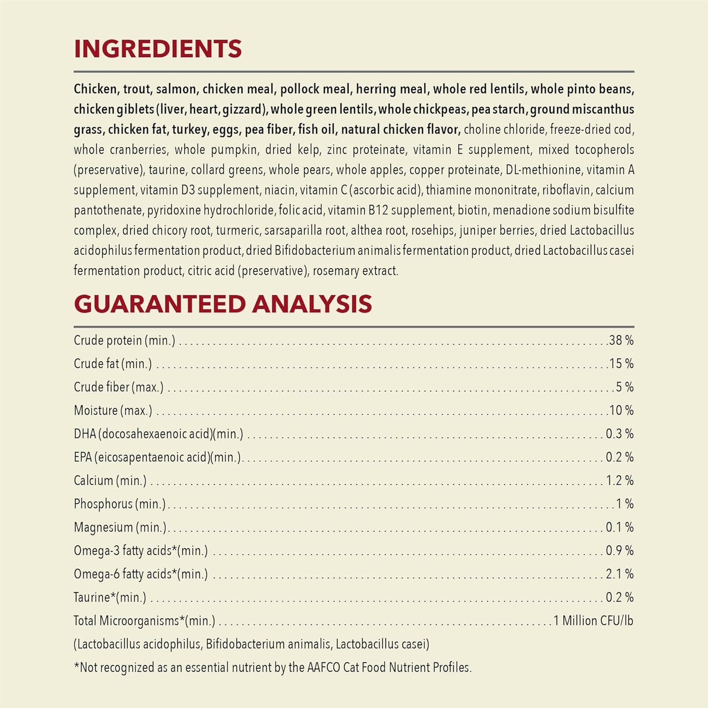 ACANA Highest Protein Dry Cat Food Indoor Cat Food Recipe 10lb Bag