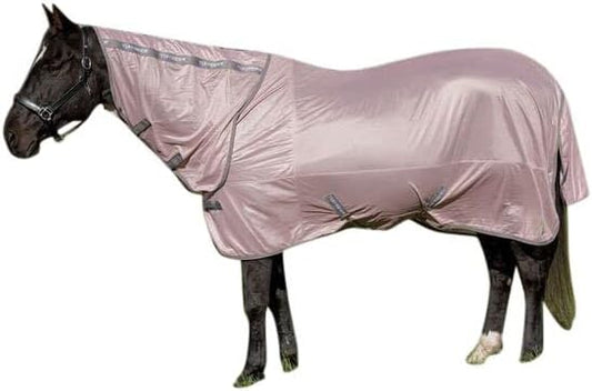TuffRider Comfy Mesh Combo Neck Fly Sheet - Adobe Rose - 69