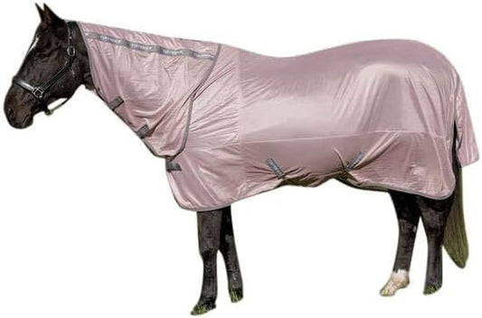 TuffRider Comfy Mesh Combo Neck Fly Sheet - Adobe Rose - 75
