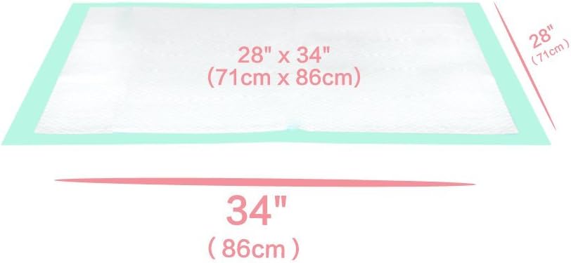 Dog Pee Pads for Dogs XXL 30"x36" Charcoal Puppy Pads 20 Counts Extra Large Disposable Activated Carbon Super Absorbent Full Edge-Wrapping Pee Pads Odor-Control Training Pads（Simplified Version）