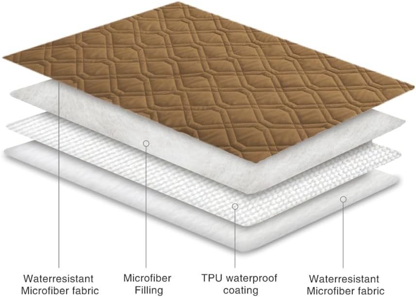 Ameritex Waterproof Dog Bed Cover Pet Blanket for Furniture Bed Couch Sofa Reversible