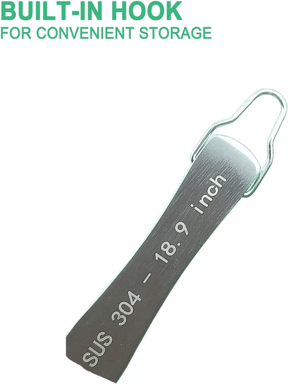 2pcs 18.9 inch Aquarium Tweezers with Hanger, 2025 New Extra Long Feeding Tongs, Stainless Steel Large Aquascape Tools for Fish Tank, Terrarium，Aquascaping, Reptile Snake (Curved & Straight)