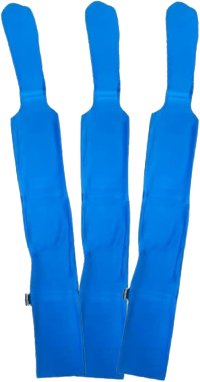 RESISTANCE Spandex Horse Tail Bag Only for Horses - 23"x10" Ties, Nylon Material - to Keep The Horse Tail Clean and Protected - Royal Blue (Pack of 3)