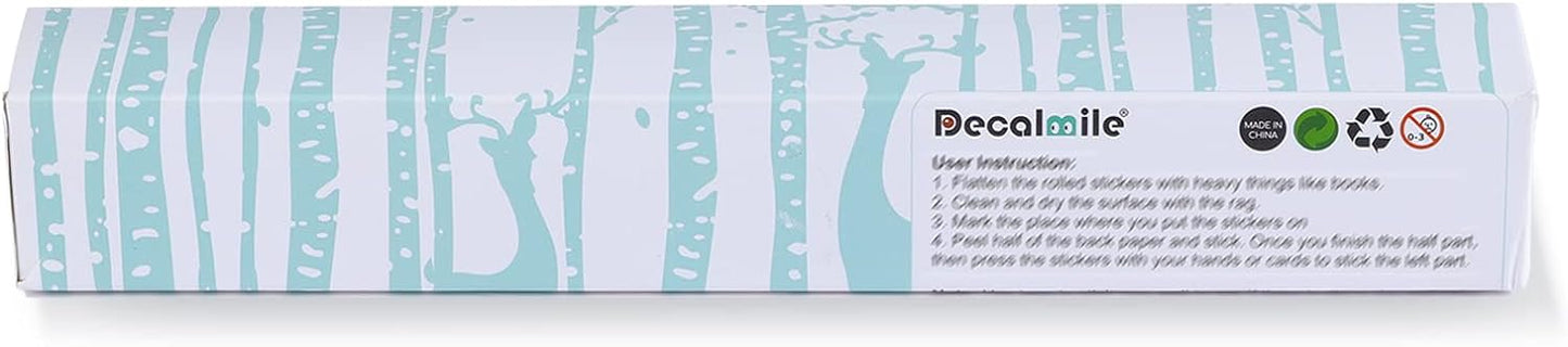 decalmile Under The Sea Mermaid Wall Decals Ocean Fish Starfish Turtle Wall Stickers Baby Nursery Girls Bedroom Bathroom Wall Decor