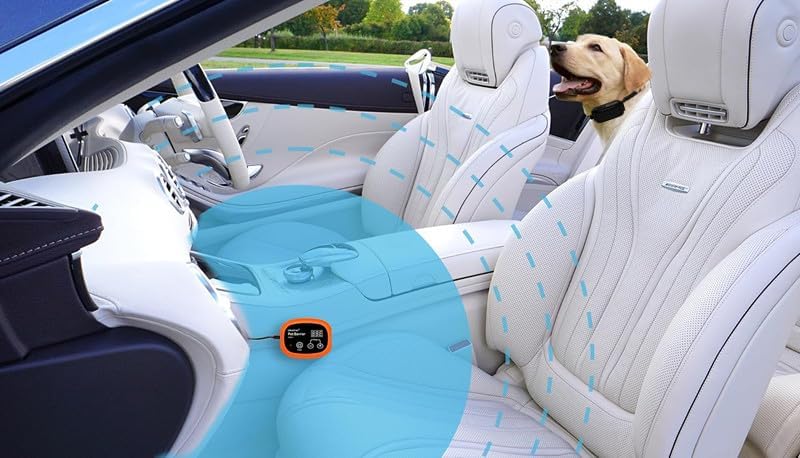 Indoor Pet Barrier for 2 Dogs,Wireless Indoor Electric Fence,Pet Gate, Keeps Areas Off Limits,Dog Home Proofing, Waterproof/Rechargeable/Beep/Static Training Collar,Orange Kit