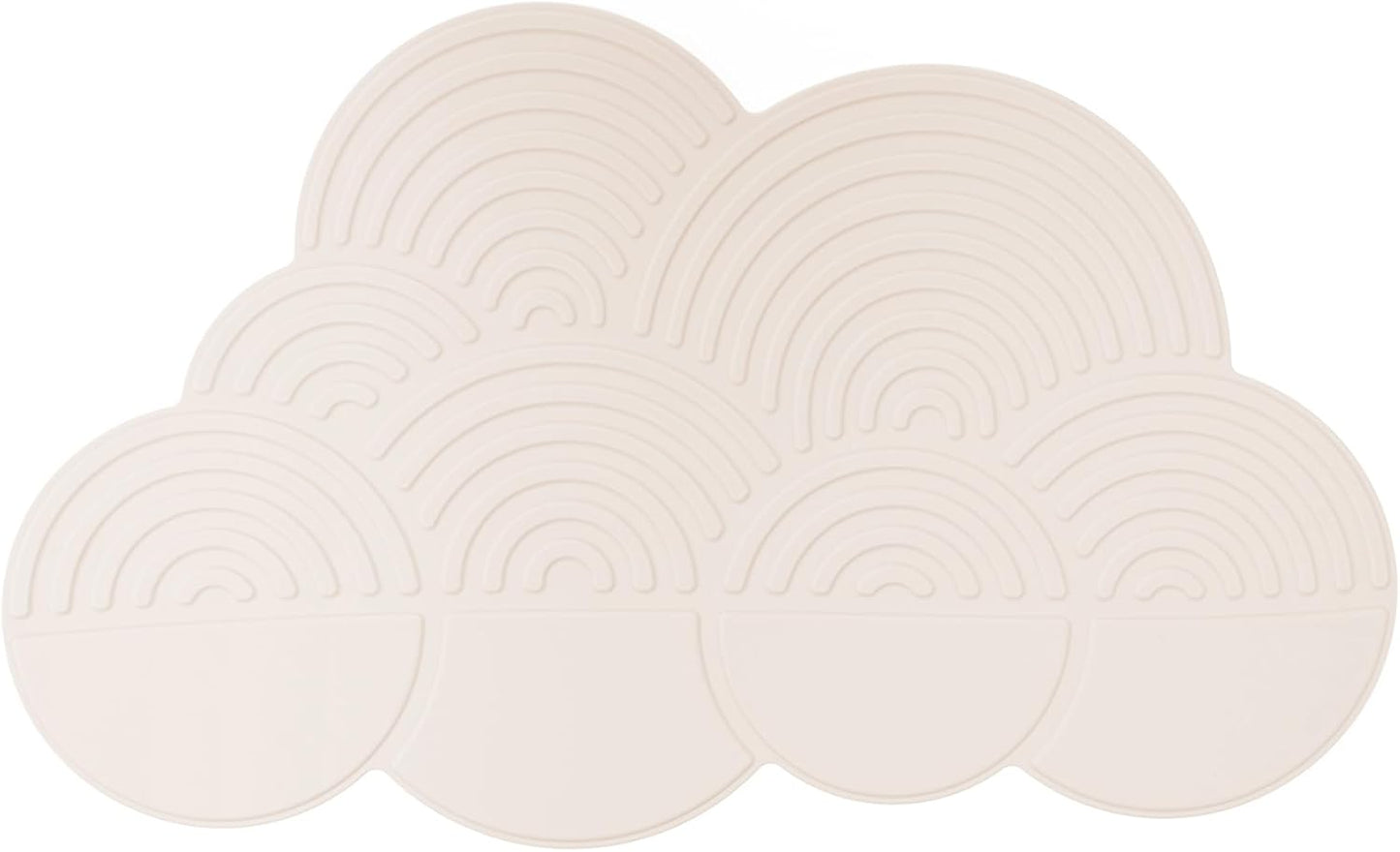 Li&Zhao Dog Food Mat - Cloud Cat Food Mat Pet Food Mat Dog Bowl Mat Waterproof Pet Mats for Food and Water for Floors Waterproof(Beige)