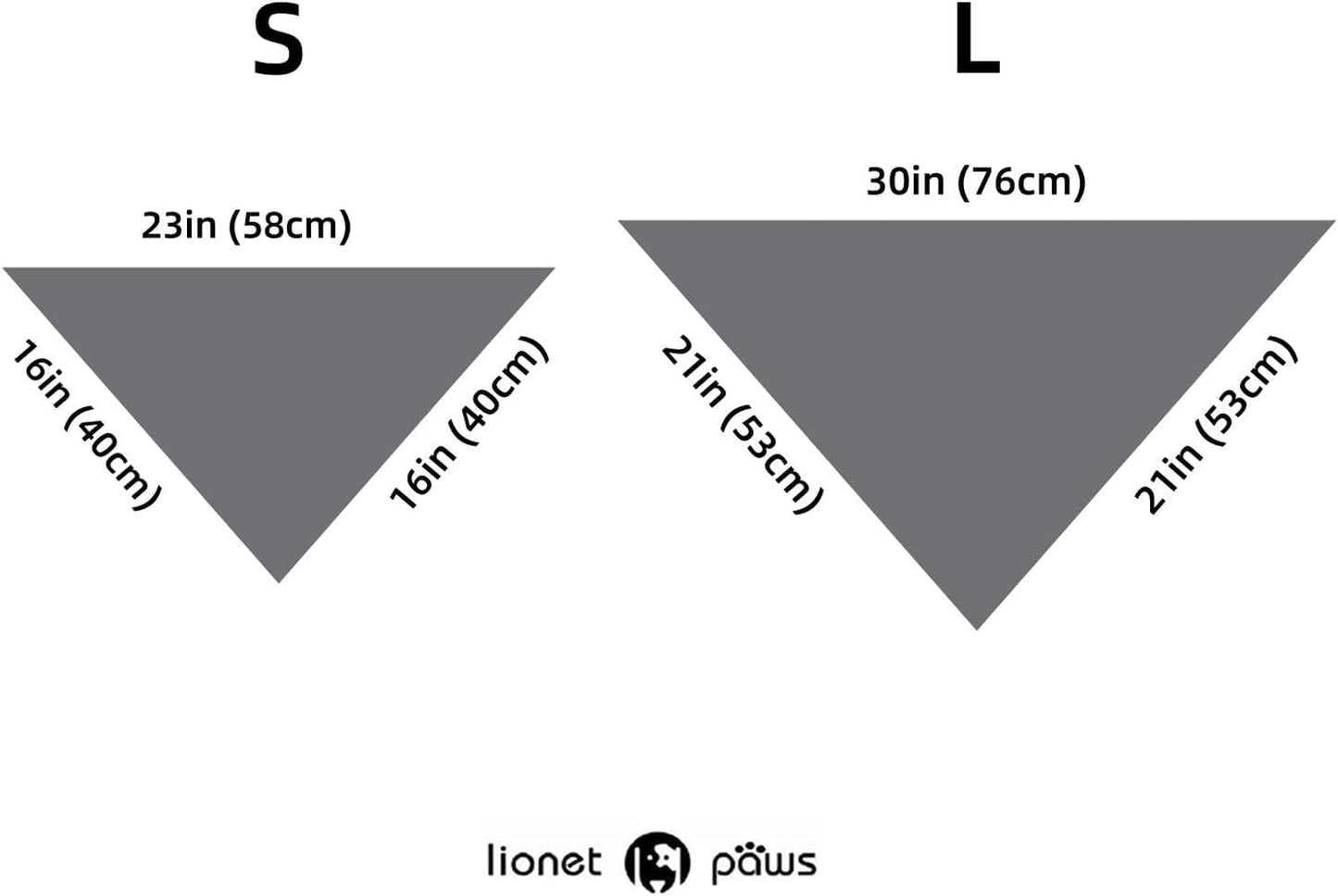 Lionet Paws Christmas Dog Bandana for Small Medium Large Dogs,Santa Cat Dog Kerchief Washable Dog Triangle Bibs Scarf for Girl or Boy Gift