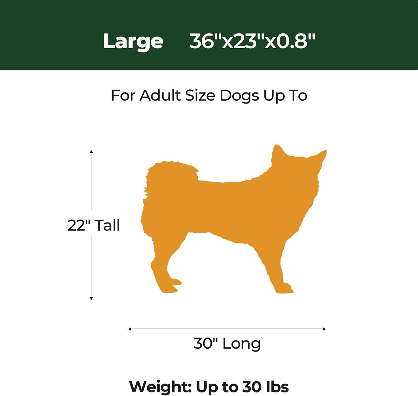 BALANCE Dog Crate Pad, Dog Foam Crate Mat Kennel Pad, Washable Water-Resistant Pet Bed Flat Dogs Cage Mat for Large Dogs, 2 Packs