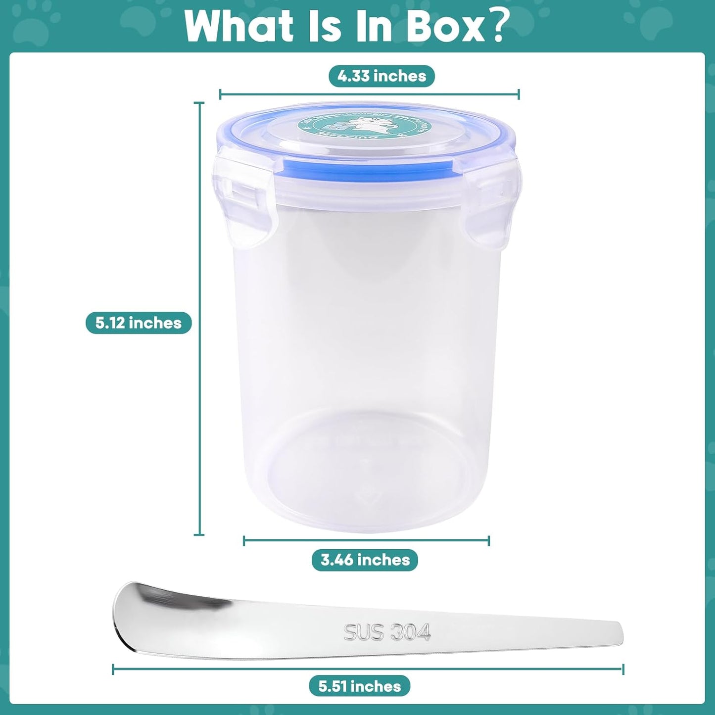 REFLYING Canned Cat Food Storage Lids,Reusable Airtight Can Cover Pet Food Sealer - Keeps Cat Food Storage Can Fresh, Cat Food Container Eliminates Odor, Easy To Use With SUS 304 Spoon,Can Opener