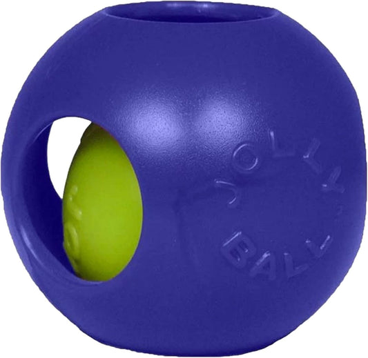 Jolly Pets Teaser Ball Dog Toy, Medium/6 Inches, Blue, 6-Inch Teaser Ball, Blue
