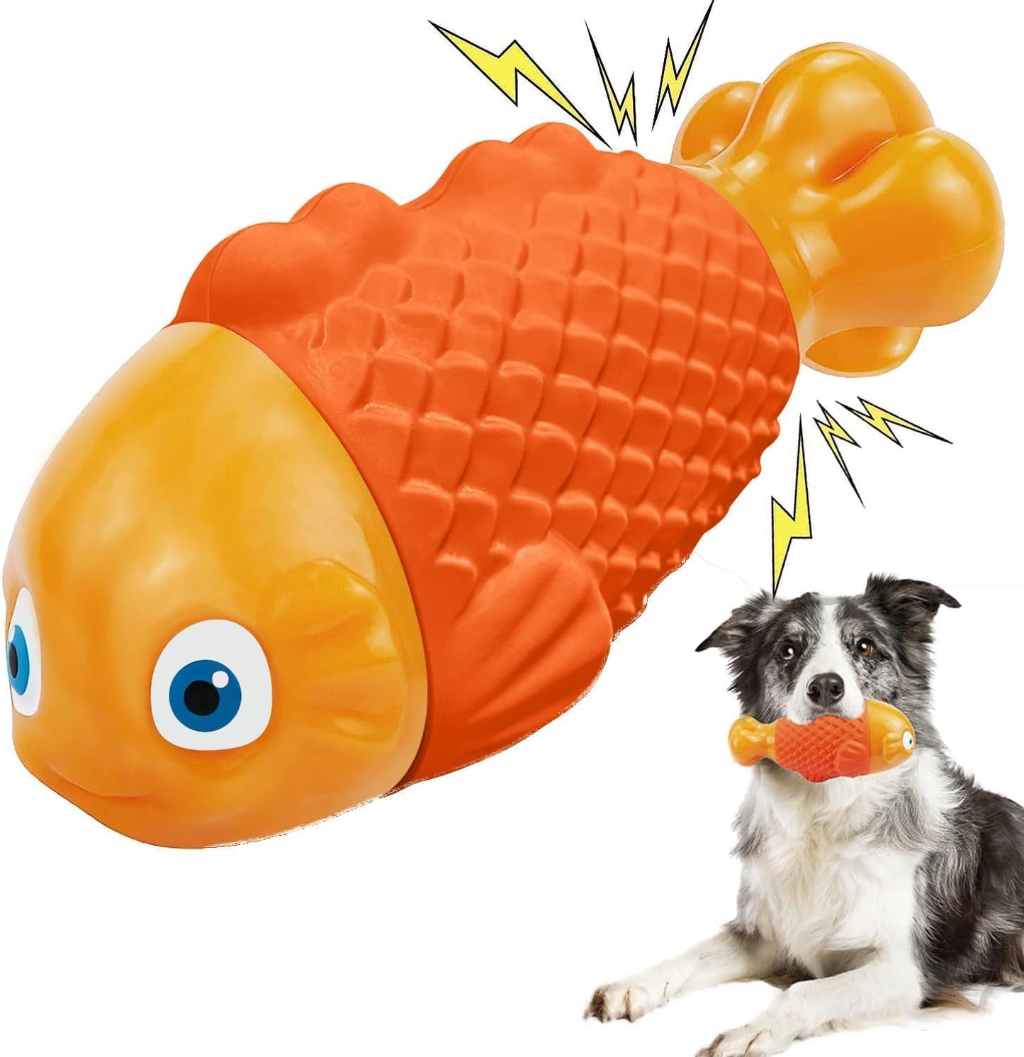 WinTour Indestructible Dog Toys for Aggressive Chewers, Tough Chew Toys for Medium & Large Breeds, Squeaky and Durable Chewers for Large Dogs