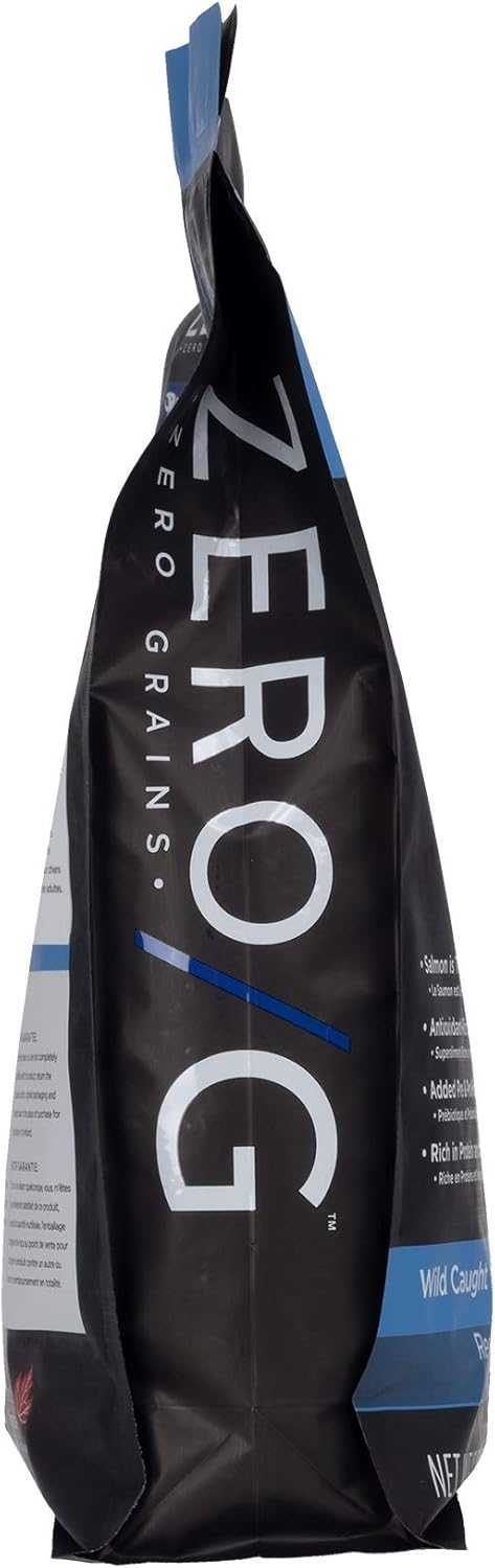 Darford Zero G Wild Caught Pacific Salmon Dog Food Oven Baked with Omega 3 6 Fatty Acids Prebiotics Superfoods Grain Free Limited Ingredients for Skin Coat Digestion All Life Stages 4.4lb