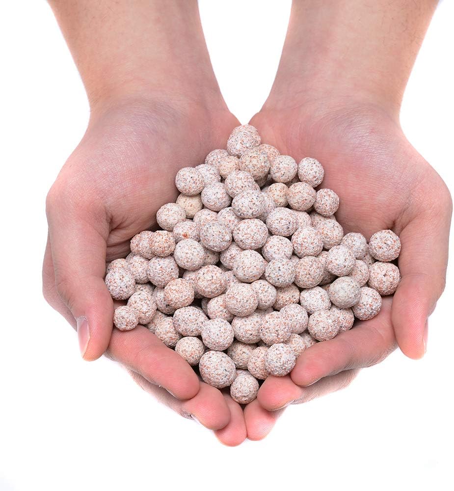 ALEGI 2 lbs Aquarium Ceramic Bio Filter Media Sphere for Freshwater Aquarium and Marine Fish Tank Sump, Canister Filter, Koi Ponds (2 lbs)