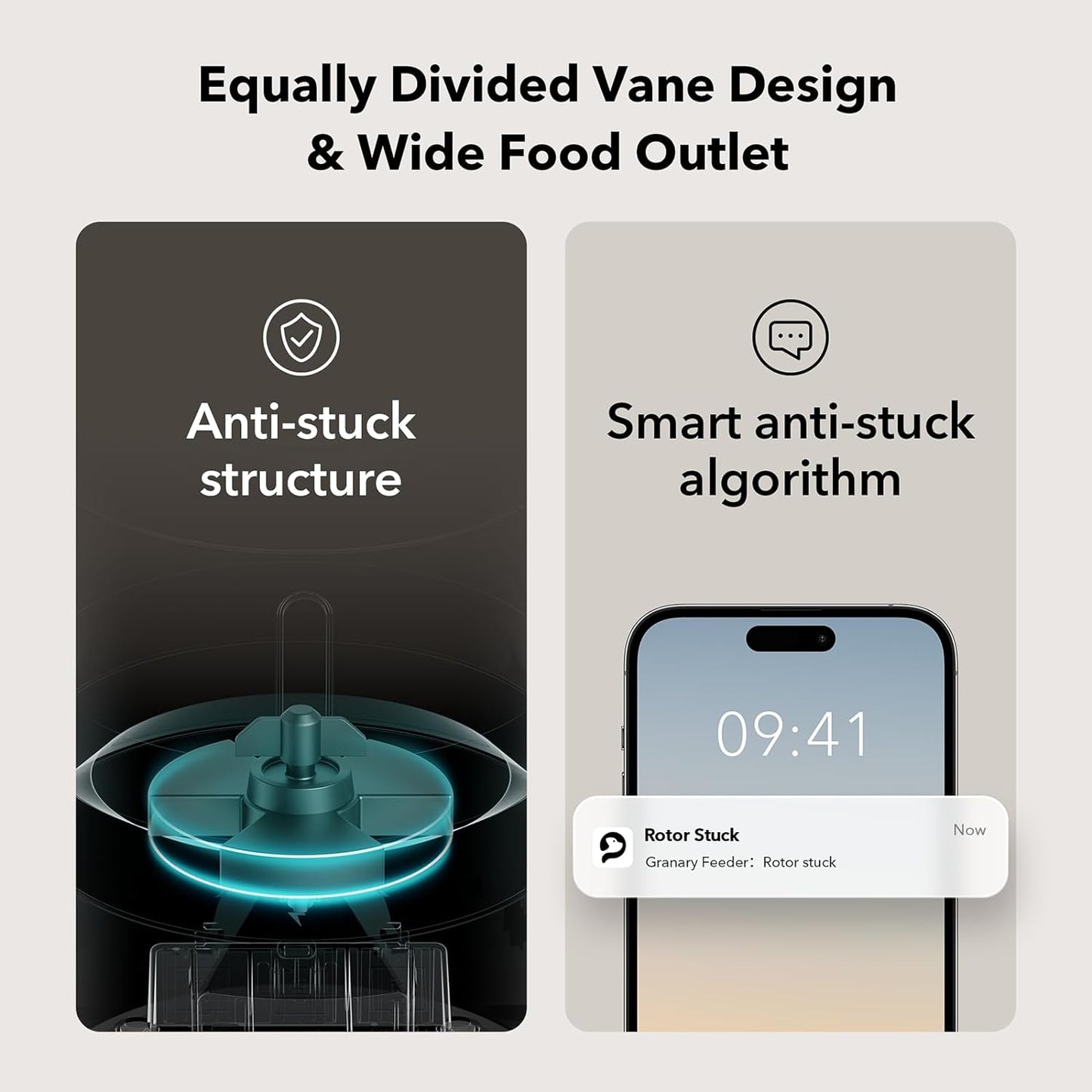 PETLIBRO Automatic Cat Feeder, 5G WiFi Automatic Pet Feeder with Freshness Preservation, 3L Timed Cat Feeders for Dry Food, Up to 48 Portions 10 Meals Per Day, Granary Pet Feeder for Cat/Dog, White