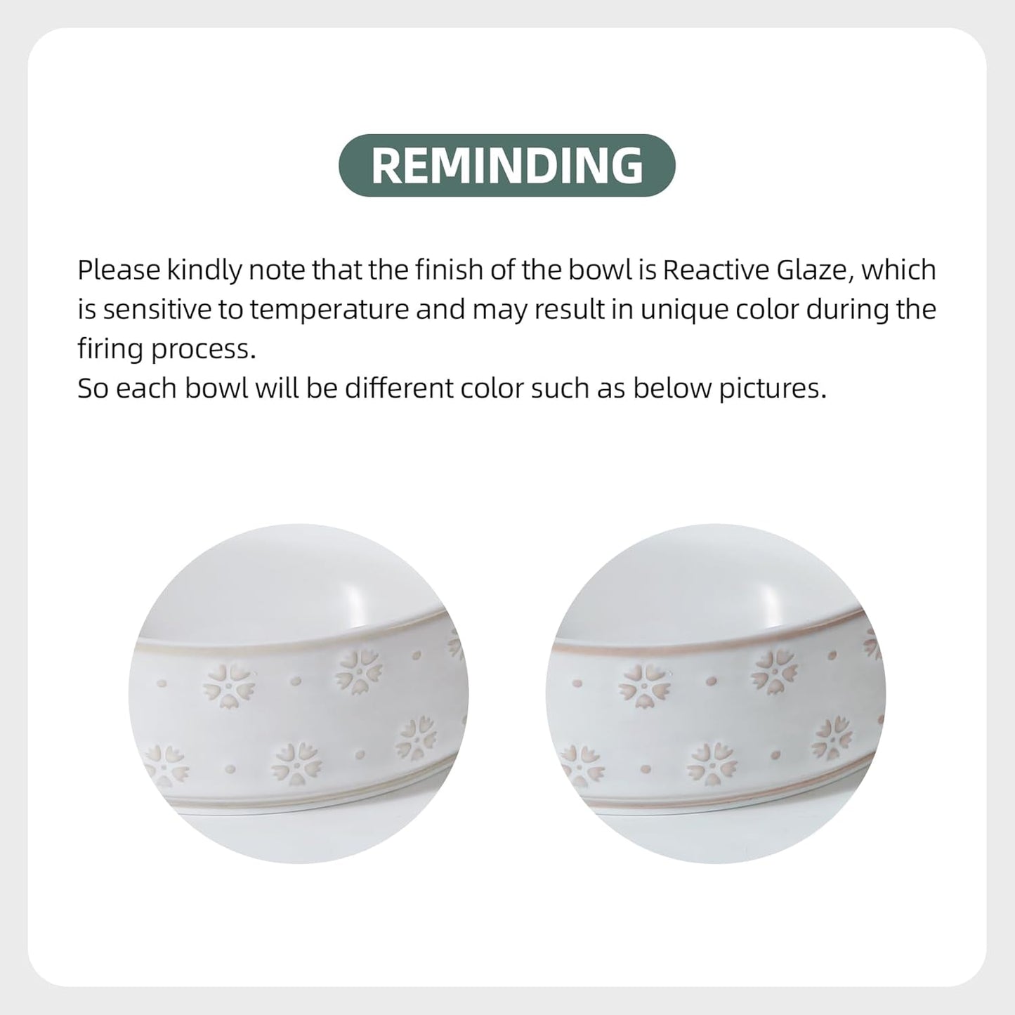 7.3inch Ceramic Raised Double Bowls Set with Acacia Wood Stand, Food & Water Bowls for Medium Breed Dogs, Weighted Dog Dishes, Pet Bowl(41OZ, Arctic White)