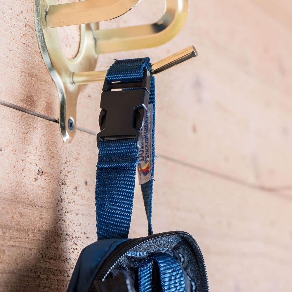 Dura-Tech Deluxe Fake Horse Tail Bag | Protects Fake Horse Tail | Full-Length Zipper | Tangle-Free Lycra Sleeve | Secure Tail Fastener | Handy ID Pocket | Color Black