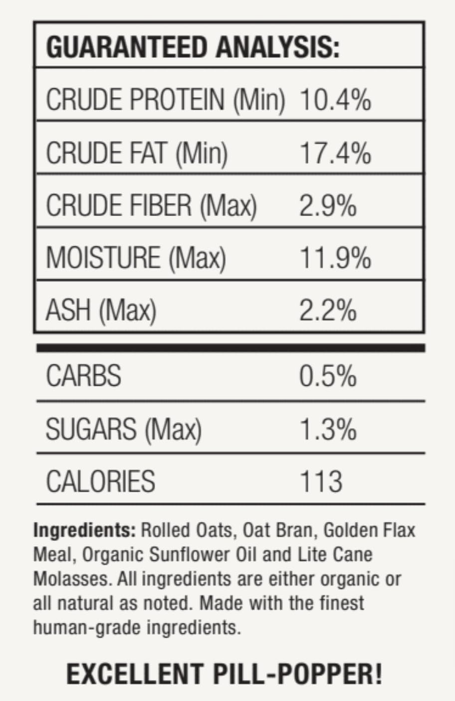 Horse Treats, Original Flavor, A Softer Cookie/Pill Popper Made w/Lite Molasses, Low Carb/Sugar, Wheat, Corn, Soy & Alfalfa Free. All Natural Ingredients, 20 lb