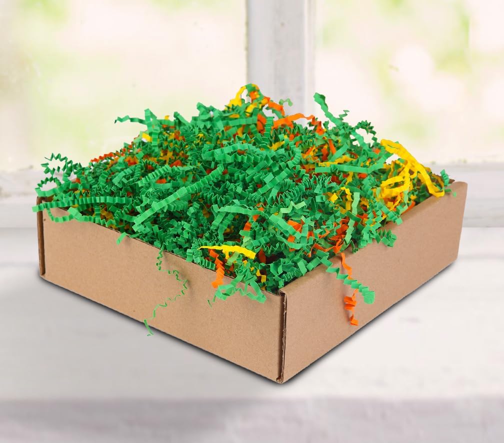 Kyouki Crinkle Paper Bird Toys, for Small Parrots, Parakeets, Cockatiels, Lovebirds, Conures, Budgies, Finches, Canaries – Fun Chewable & Shreddable Toy with Colorful Crinkle (Wrinkled Paper)