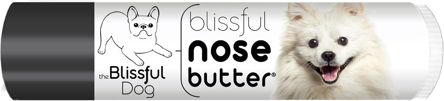 The Blissful Dog American Eskimo Nose Butter for Dry, Cracked Skin, Lick-Safe Dog Nose Balm with Moisturizing Shea Butter, Almond, Olive, and Essential Oils, Pet Supplies, Uncented, 0.15 oz.