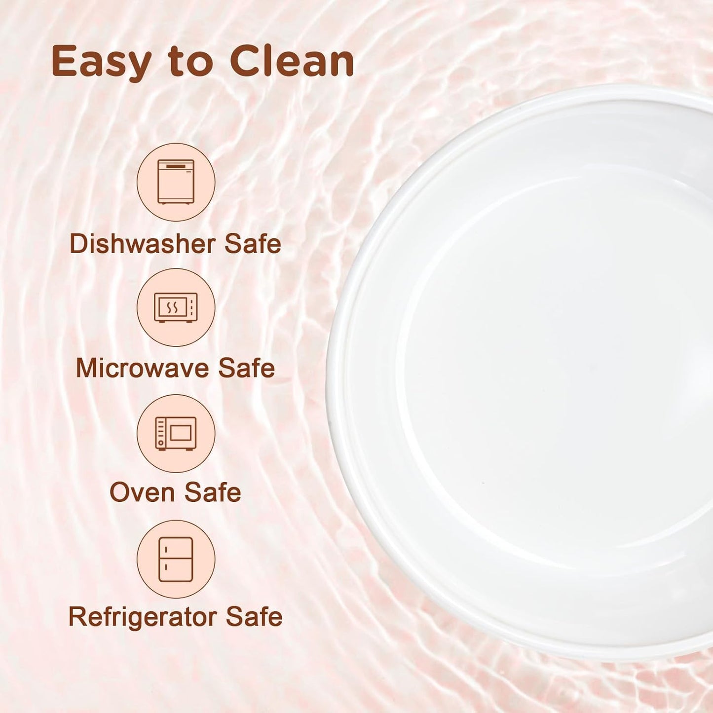 SPUNKYJUNKY Ceramic Dog Bowls Dog Bowl Set with Acacia Wood Stand Raised Dog Bowl Dog Food and Water Bowl for Small Medium Sized Dog (Shallow, 15.5cm)