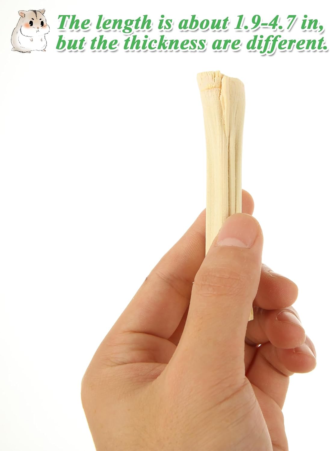 1000g/2.2lb Sweet Bamboo Sticks for Rabbits, Guinea Pig Chew Toys Bunny Toys for Rabbits Indoor, Teething Toy for Small Animals Rabbits, Hamsters, Chinchillas, Guinea Pigs