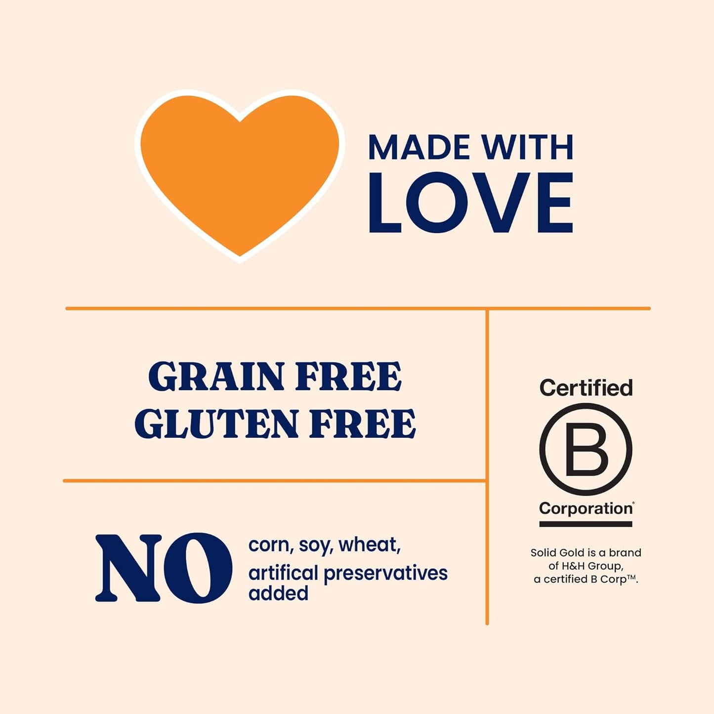 Solid Gold Wet Cat Food Pate - Healthy Canned Cat Food Pate w/Real Tuna & Sardine, Omega Fatty Acids, Vitamins & Minerals - Grain Free & Gluten Free Can Meals for Cats & Kittens - 24ct/3oz Can