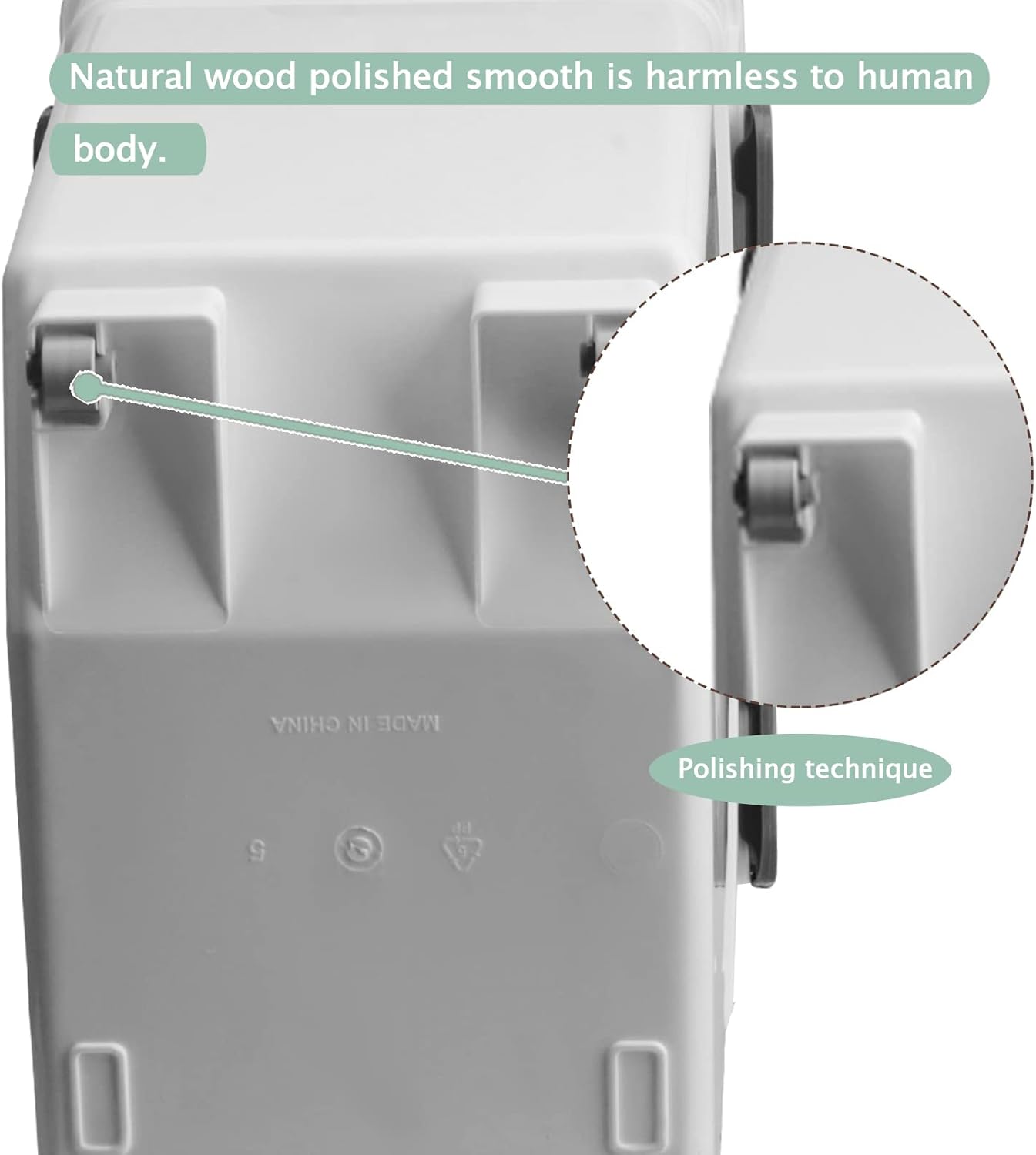 AnRui Dog Food Storage Container with Scoop, Large Airtight Plastic Pet Dog Cat Dry Food Bin, Cereal Grain Organizer Box for Rice, Flour, Snack, Baking Supplies, Kitchen Pantry, 20lb, Green