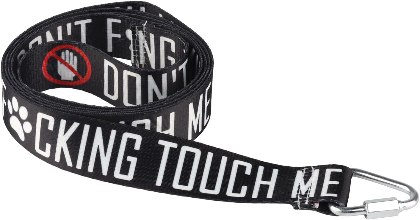 BLUPARK Funny Dog Leash Walking Training Dog Leashes Dog Owner Pet Lover Gift(Don't Touch Me)