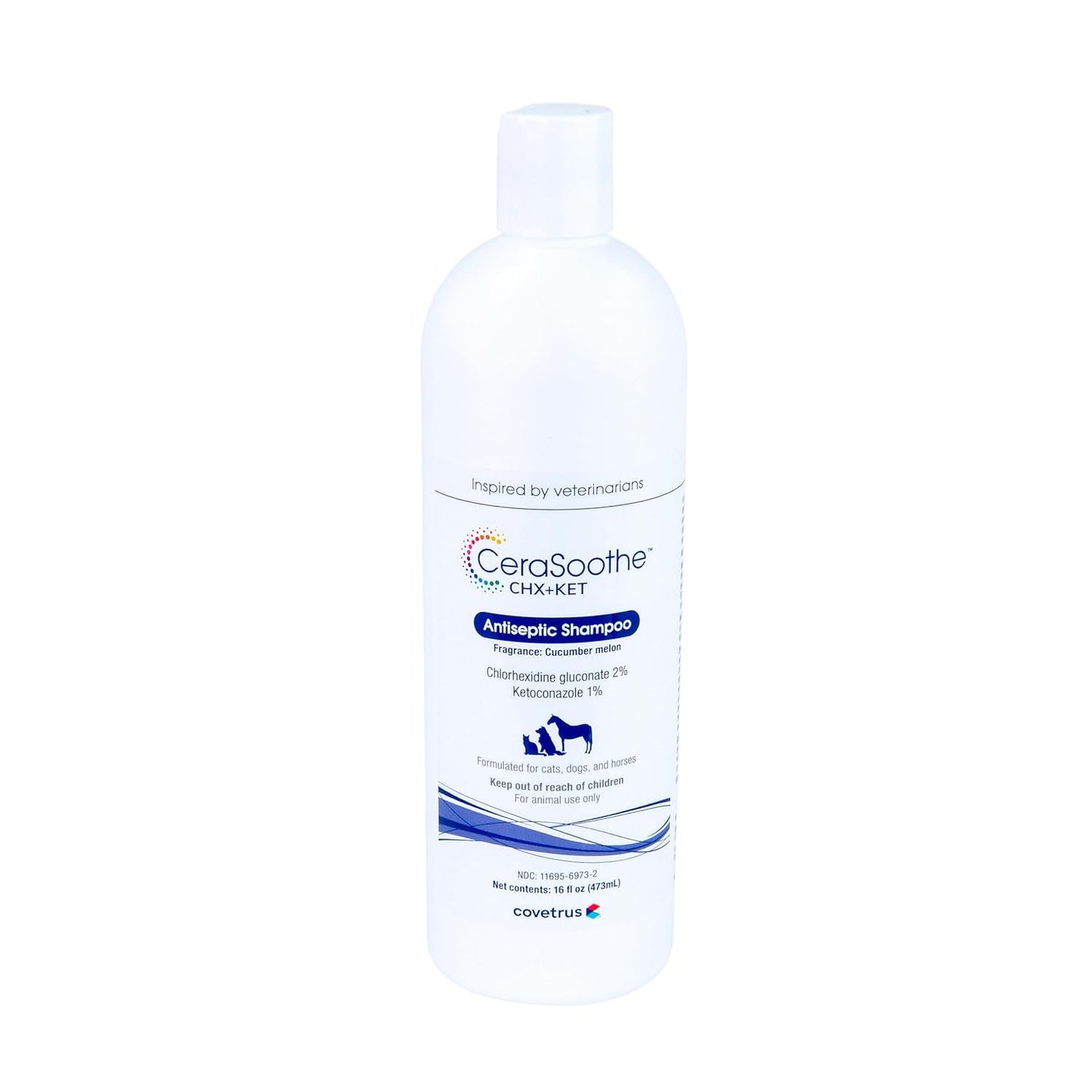 CeraSoothe CHX+KET Antiseptic Shampoo for Dogs, Cats, and Horses - 16oz