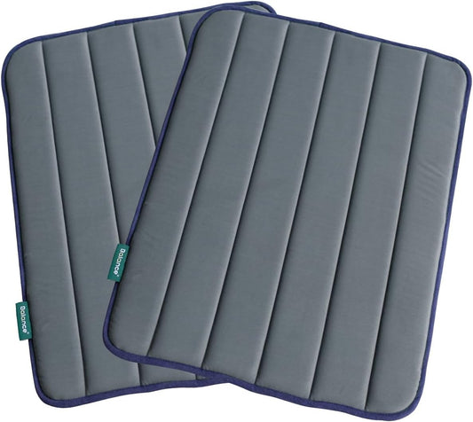 BALANCE Dog Crate Pad, Dog Foam Crate Mat Kennel Pad, Washable Water-Resistant Pet Bed Flat Dogs Cage Mat for Medium Dogs, 2 Packs