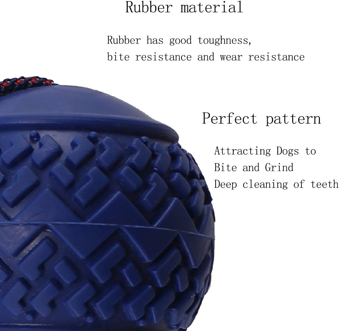 Dog Ball with Rope Toy,Ball on a Rope Dog Toy for Medium and Small Dog Tough Rope Toy Non-Toxic and Durable Dog Balls Toys