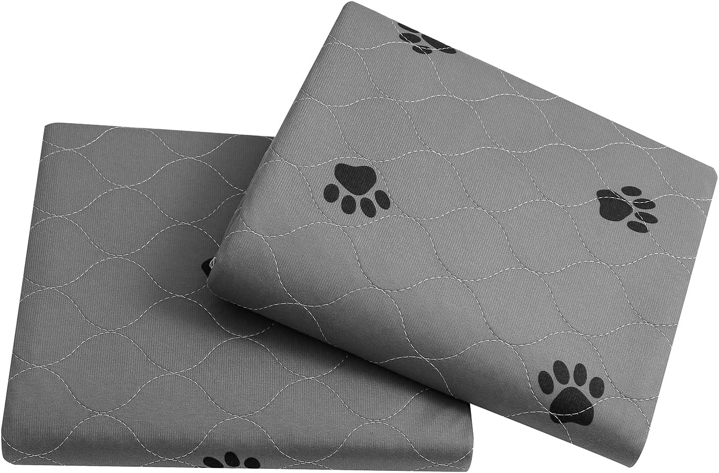 SincoPet Washable Pee Pads for Dogs + Free Puppy Grooming Gloves/Quilted, Fast Absorbing Machine Washable Dog Whelping Pad/Waterproof Puppy Training Pad/Housebreaking Absorption Pads