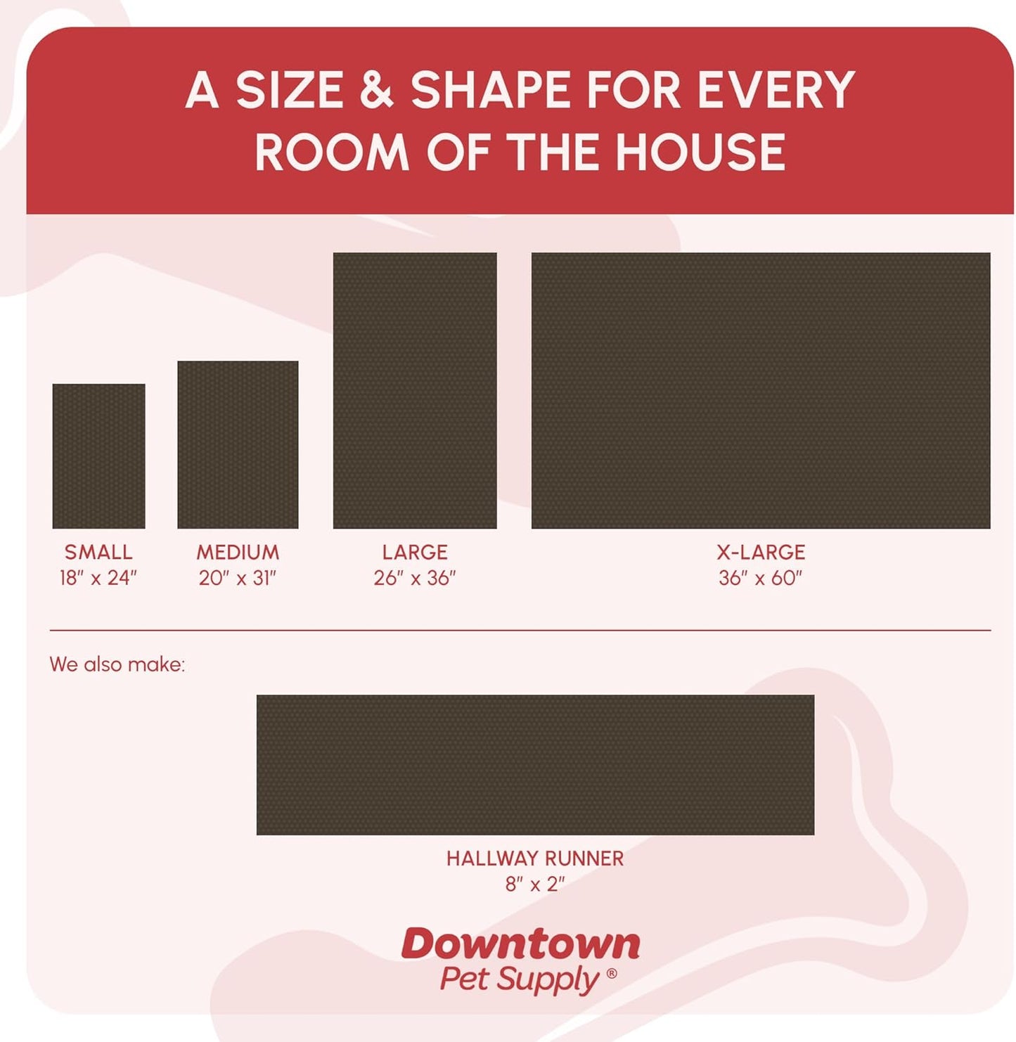 My Doggy Place Microfiber Dog Mat for Muddy Paws, 36" x 26" Oatmeal - Absorbent and Quick-Drying Dog Paw Cleaning Mat, Washer and Dryer Safe - Non-Slip Rubber Backed Dog Floor Mat, Large