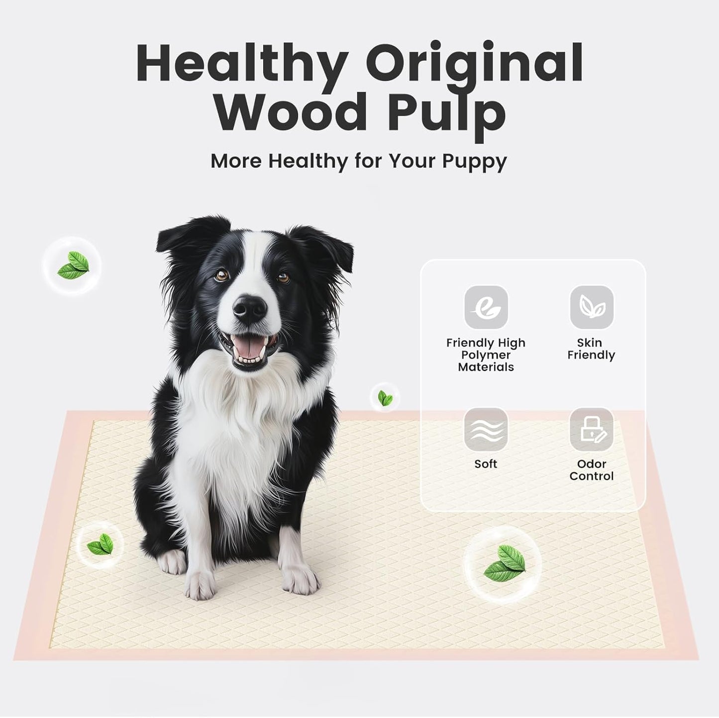 Gardner Pet Disposable Puppy Pads XL, 28"x34" Pee Pads for Dogs, Super Absorbent & Leak-Proof Full Edge-Wrapping Dog Training Pads, Extra Thick Puppy Pee Pads, Dog Pee Pad Potty Pads for Dogs 30 Count