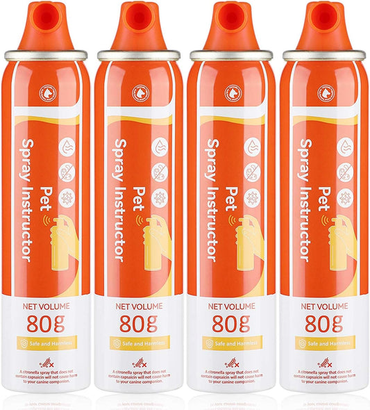 Spray Corrector Dog 80ml 4 Pack Spray Dog Trainer, Corrector Spray for Dog to Stops Barking, Jumping Up, Food Stealing, Dog Fights, Avoidance, Unwanted Dog Behaviour