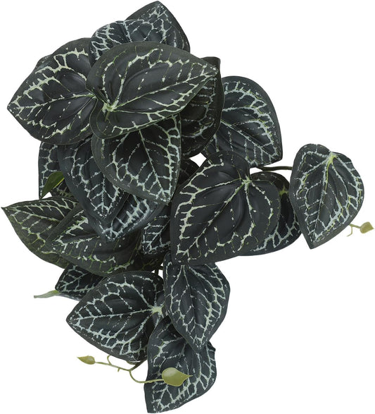 IBWell Fake Reptile Plants for Reptile Terrarium Plants, Reptile Plant Décor, Turtle Tank Plants with Suction Cup