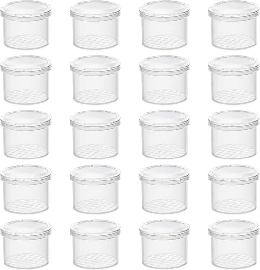 Coopay 20 Pieces Bug Viewer Critter Insect Cage Magnifying Insect Box Bug Magnifier Container Catcher Cage, Science Nature Exploration Tools