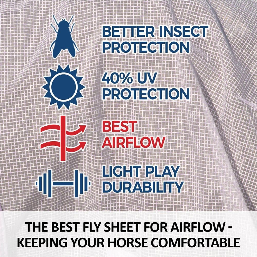 Schneiders Ripstop Nylon Mesh II Horse Fly Sheets | Optimal Airflow & UV Protection