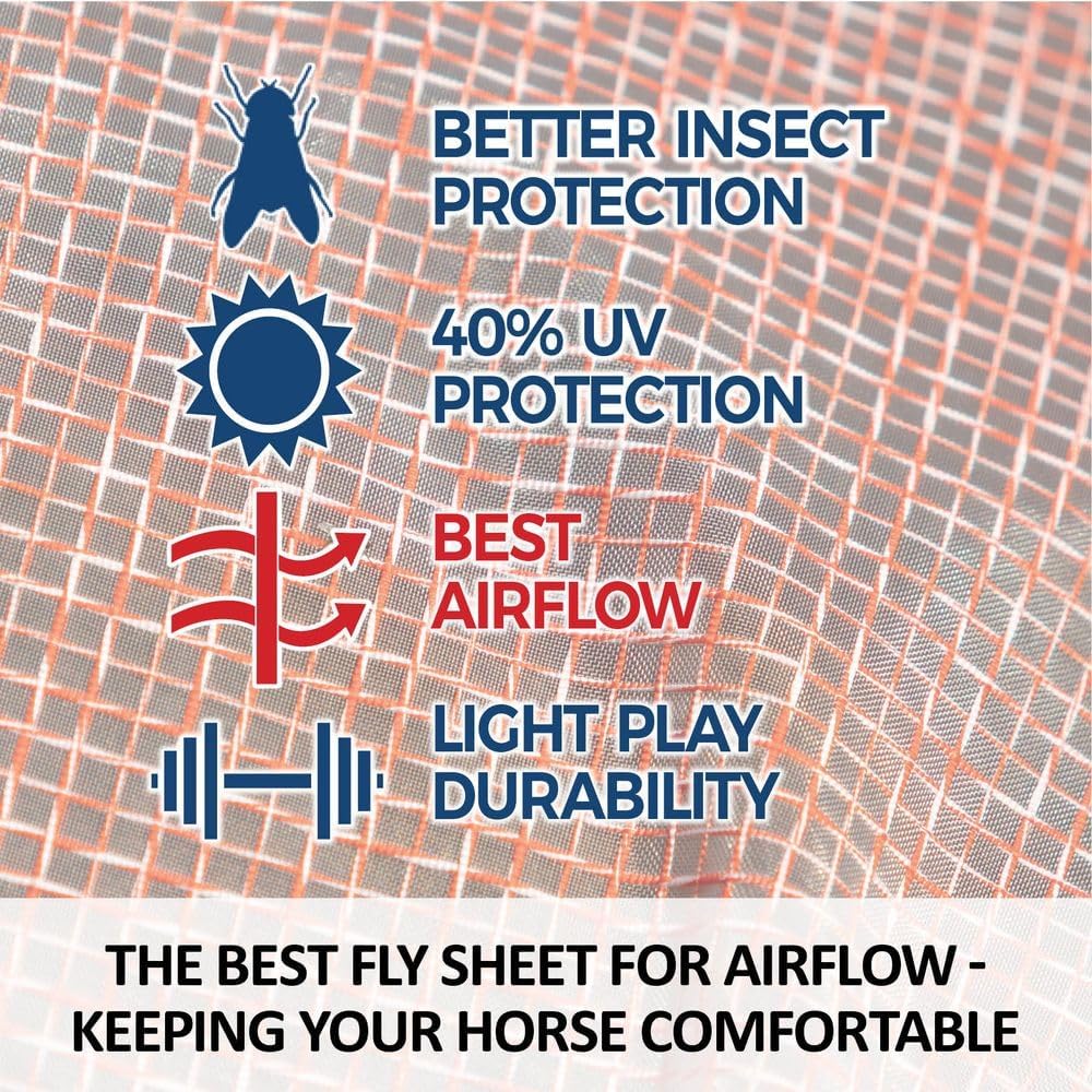Schneiders Ripstop Nylon Mesh II Horse Fly Sheets | Optimal Airflow & UV Protection