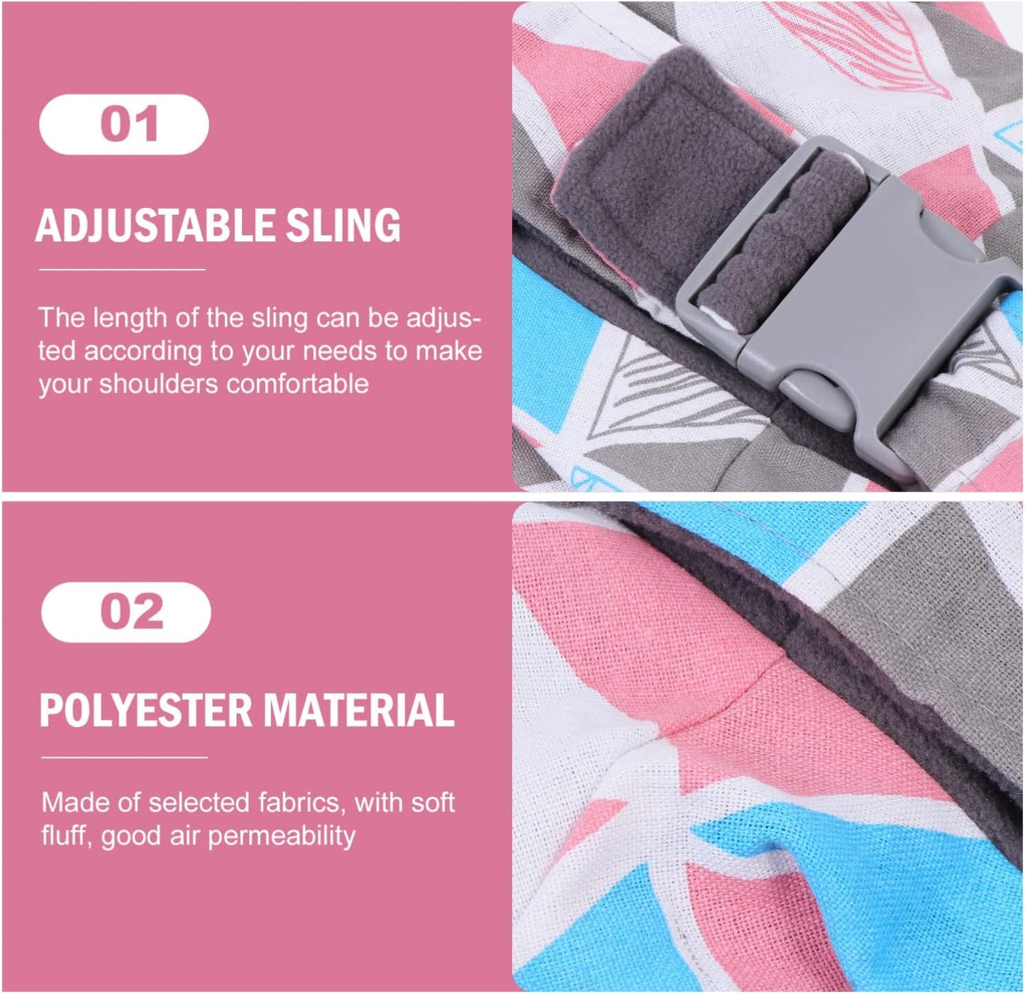 BESPORTBLE Adjustable Reptile Sling Bag for Bearded Dragons - Breathable Pet Carrier with Shoulder Strap for Travel, Hiking, and Outdoor Adventures, 25.59 X 7.87 X 5.90 Inches