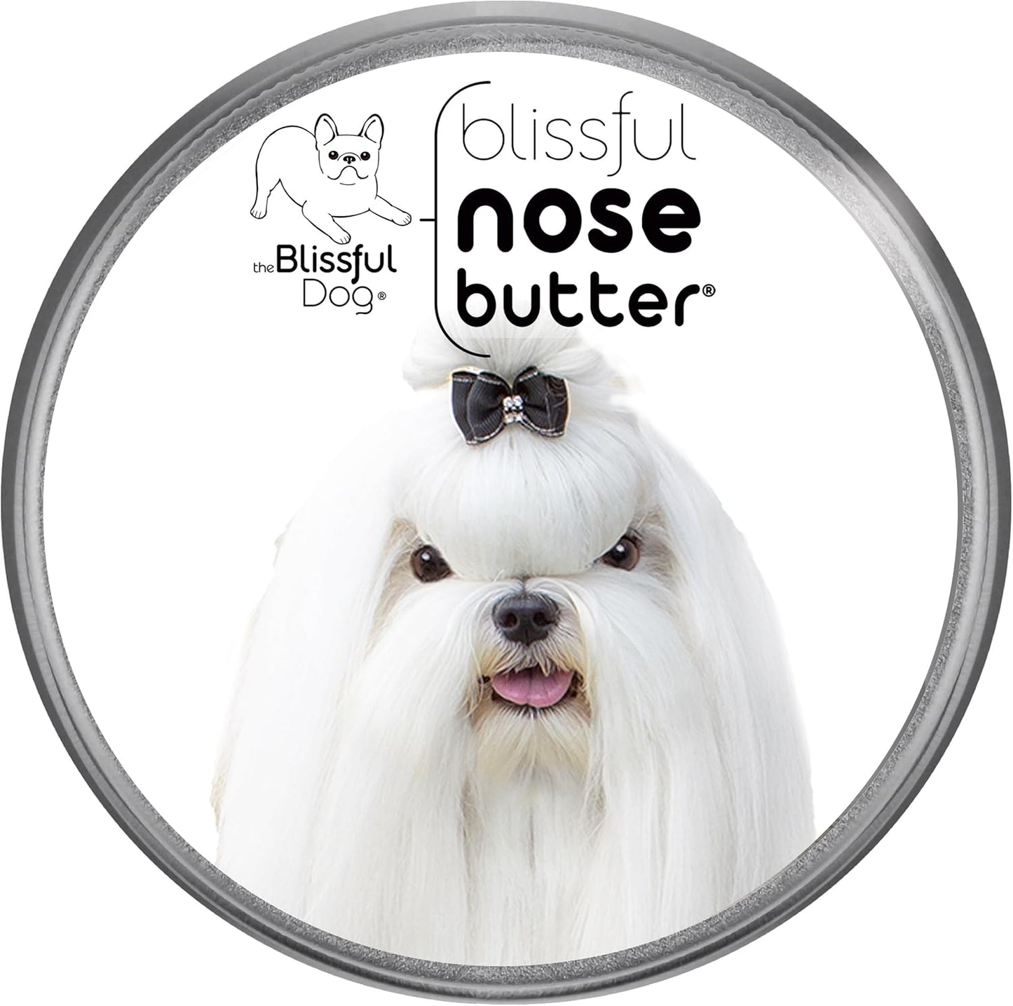 The Blissful Dog Maltese Unscented Nose Butter - Dog Nose Butter, 4 Ounce