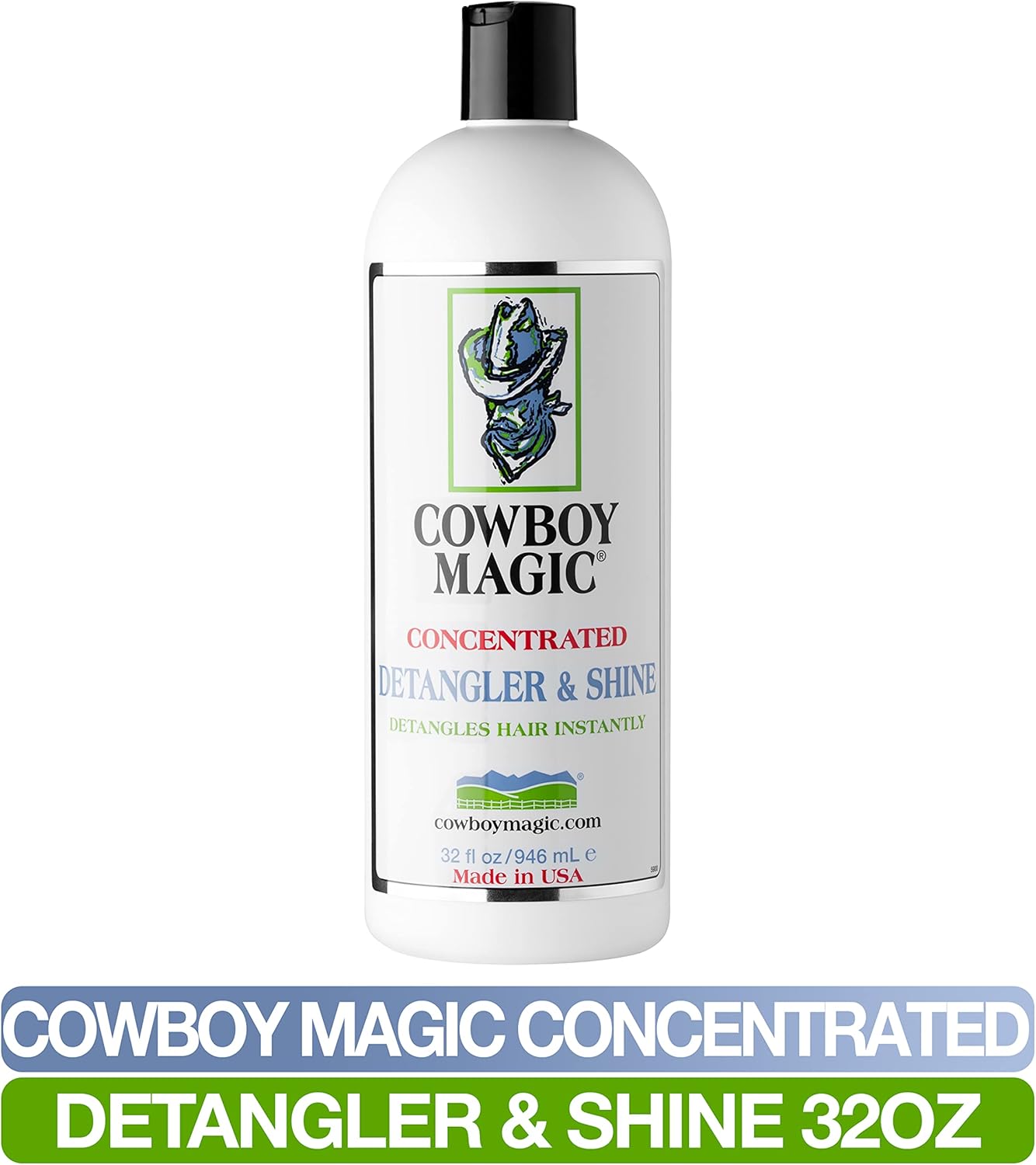 Cowboy Magic Concentrated Detangler & Shine 32 Ounce