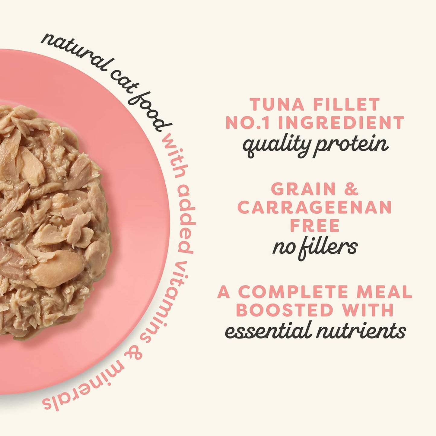 Applaws Vitality Wet Cat Food in Broth, Natural Canned Cat Food, Wet Food for Cats with Added Vitamins and Minerals, Grain and Carrageenan Free, Tuna Fillet & Salmon in Broth (24 Count, 2.47 oz Cans)