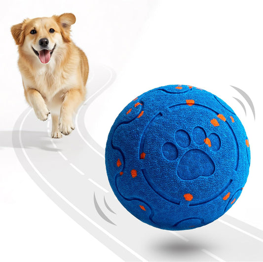 Dog Balls: Interactive Dog Ball Auto Rolling - Interactive Dog Toys for Aggressive Chewers - Bouncy & Throwable, Type-C Rechargeable, Washable, for Small & Medium & Large Dogs – Blue